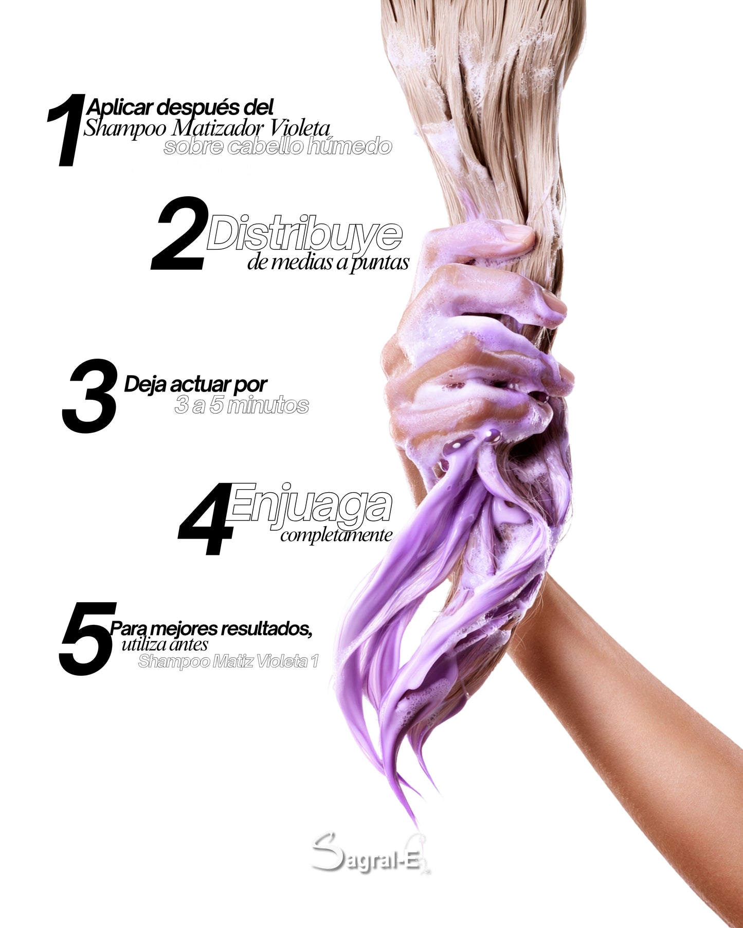 Bálsamo Matizador Violeta Paso 2